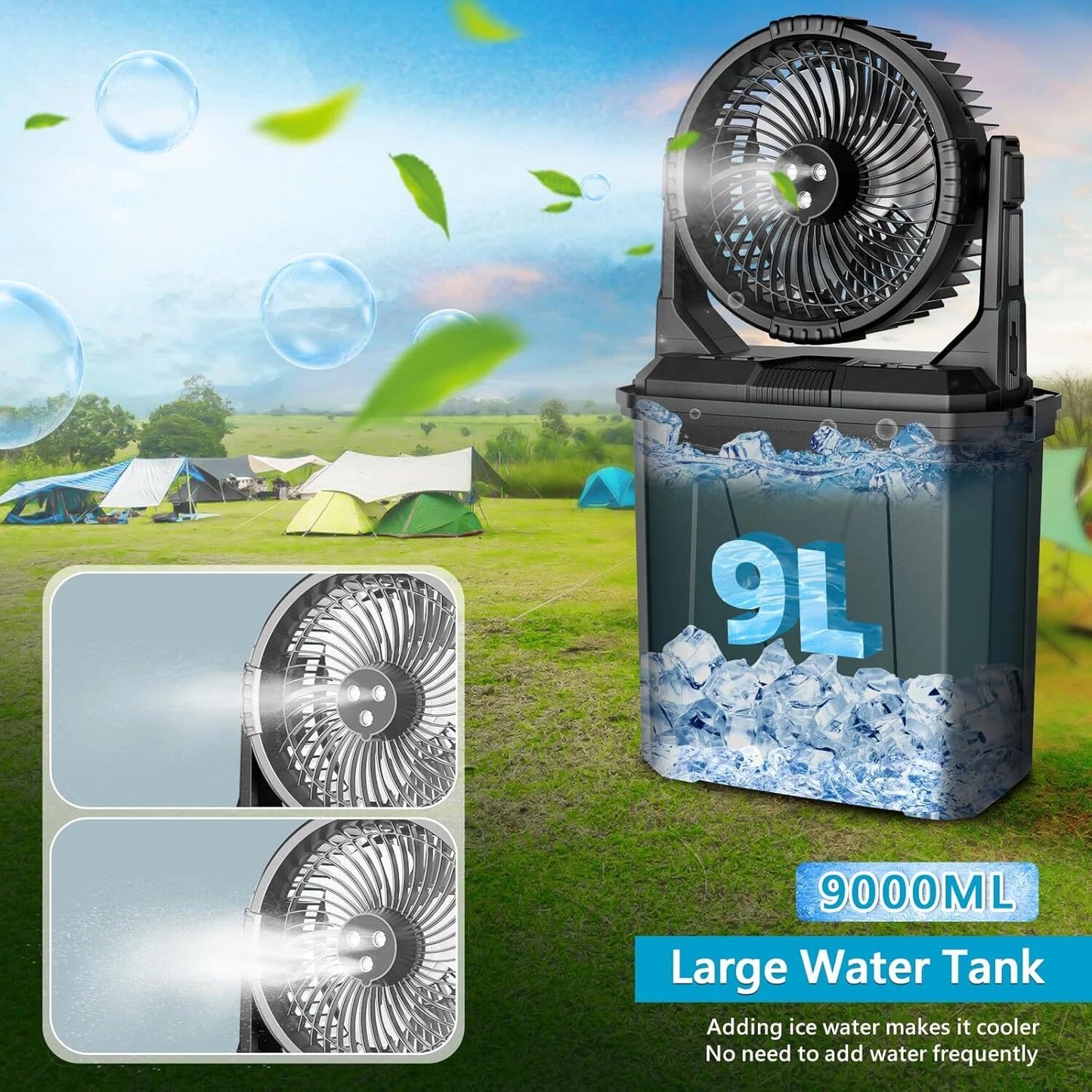 Portable Camping Misting Fan - Infinex Studios