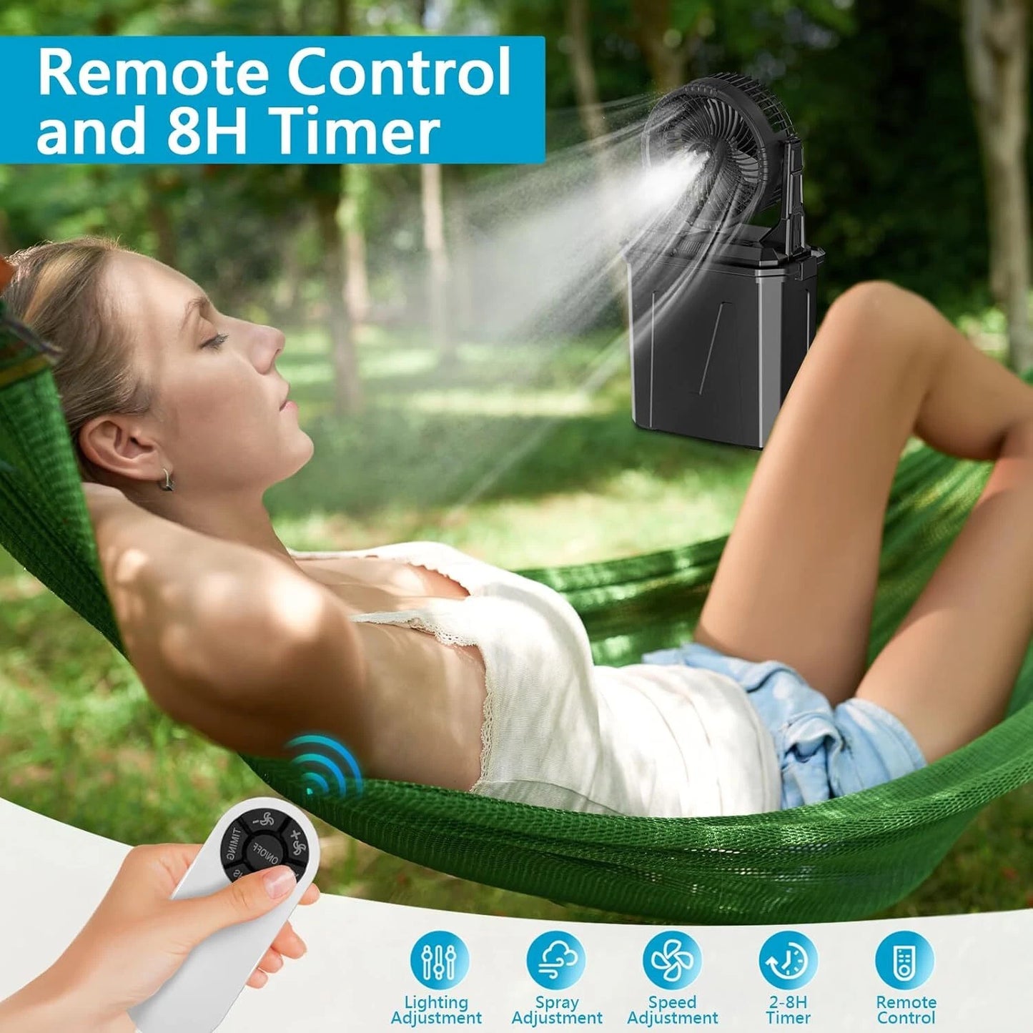 Portable Camping Misting Fan - Infinex Studios