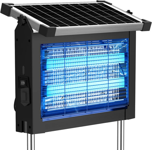 Solar - Powered Bug Zapper, Waterproof - Infinex Studios